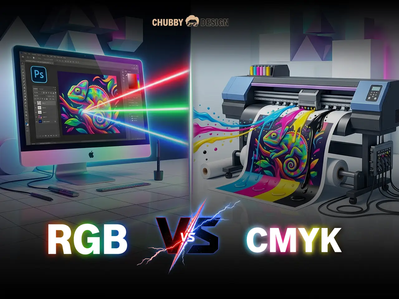 RGB vs CMYK คืออะไร? ความต่างที่สายออกแบบต้องรู้