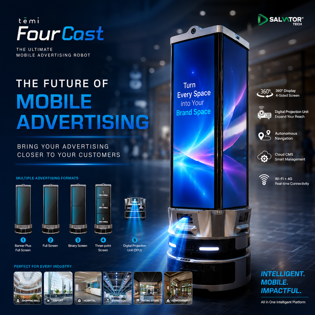 temi FourCast™ — Online Product Catalog
