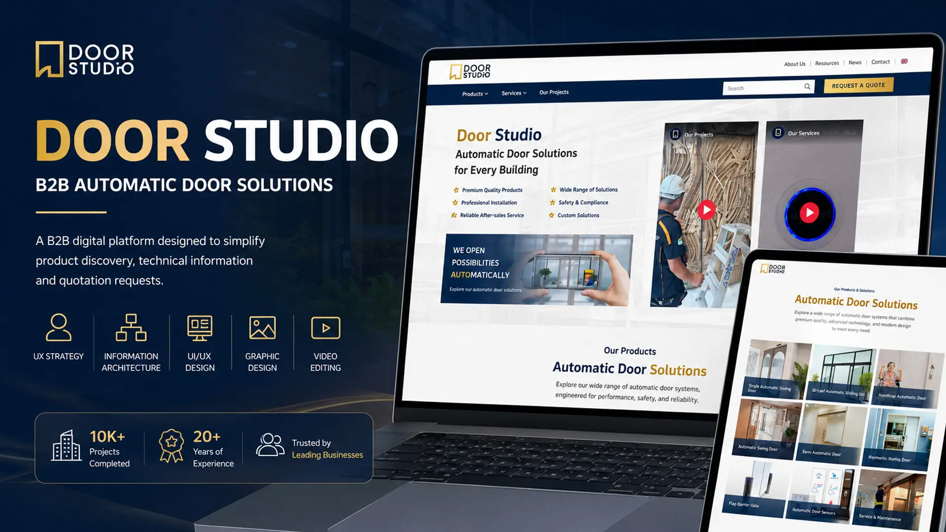 Door Studio B2B Website Design