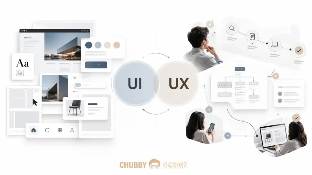 UX/UI Design ความแตกต่างระหว่าง UI Design และ UX Design